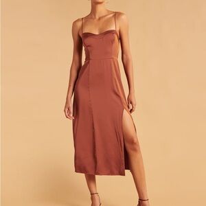 NWOT Abercrombie & Fitch High Slit Dress - XSP